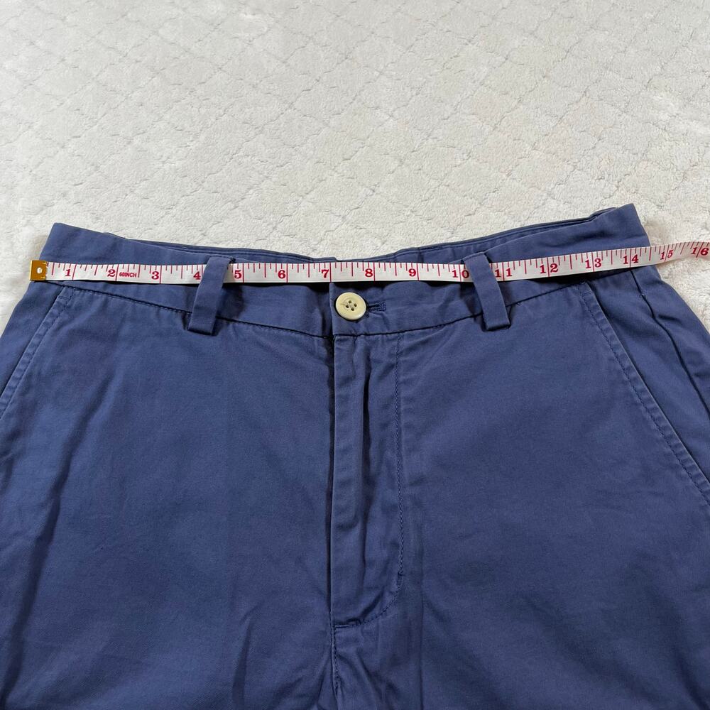 Mens Shorts Vinyard Vines Size 28 Chino Embroidery Sharks Blue Yellow